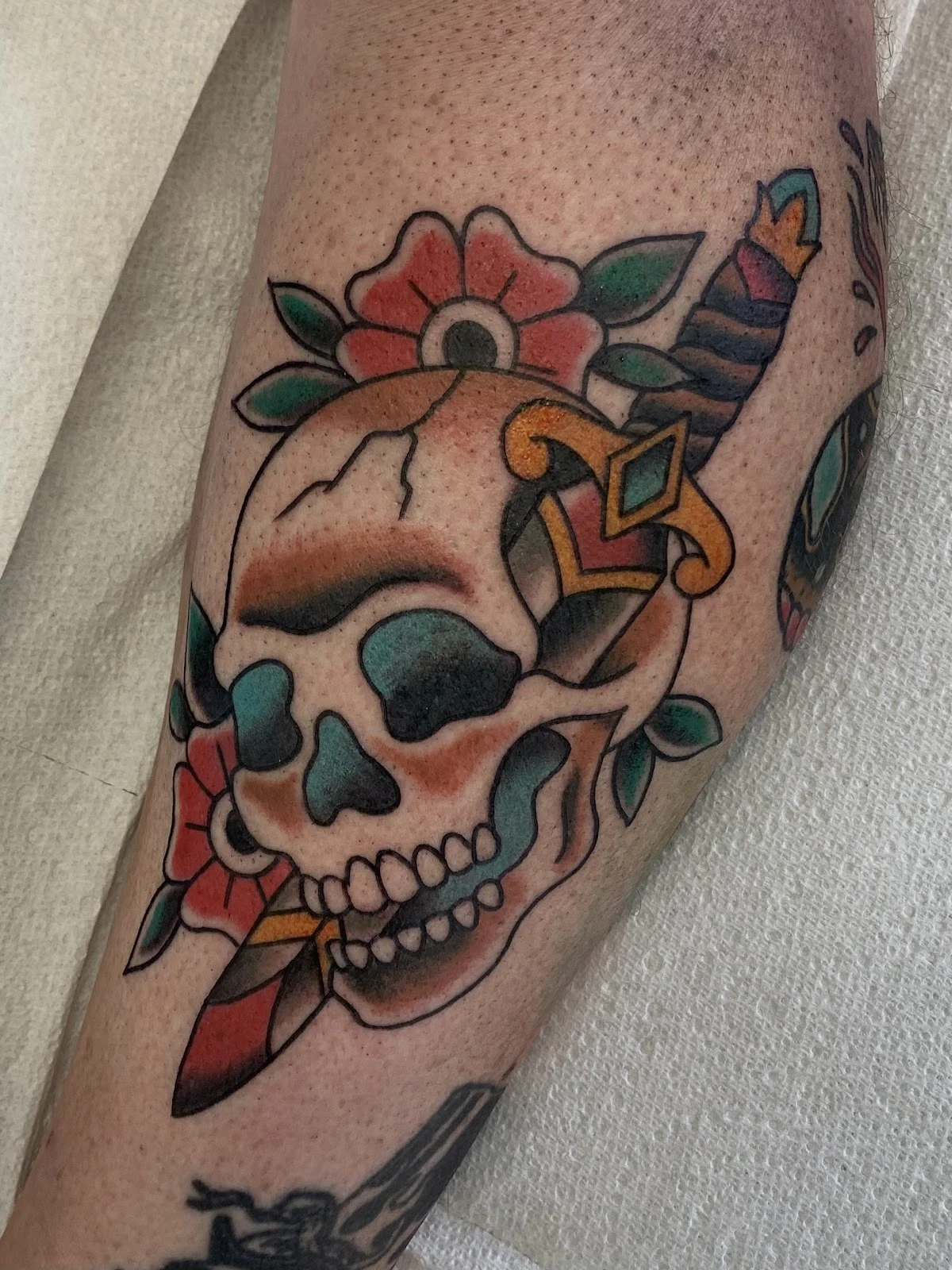 Matt Falconer Electric Hand Tattoo
