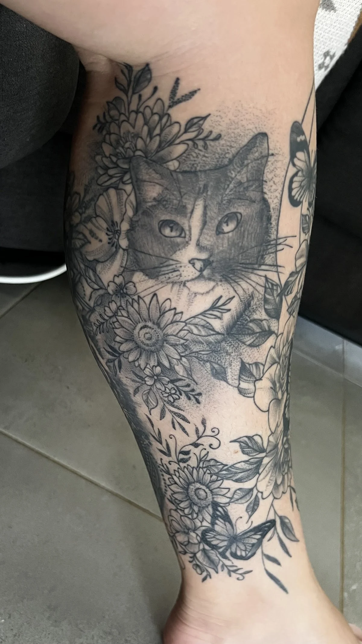 Sunflower Ink Tattoo